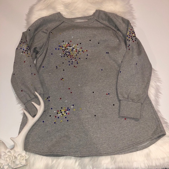 Think About Gray Beaded Detail Size XS Long Sleeve - Picture 12 of 14